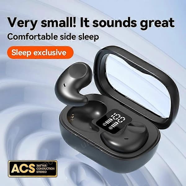 Typ A M51 Mini Bluetooth Hörlurar Brusreducering Trådlösa Sovhörlurar med Laddningsfodral