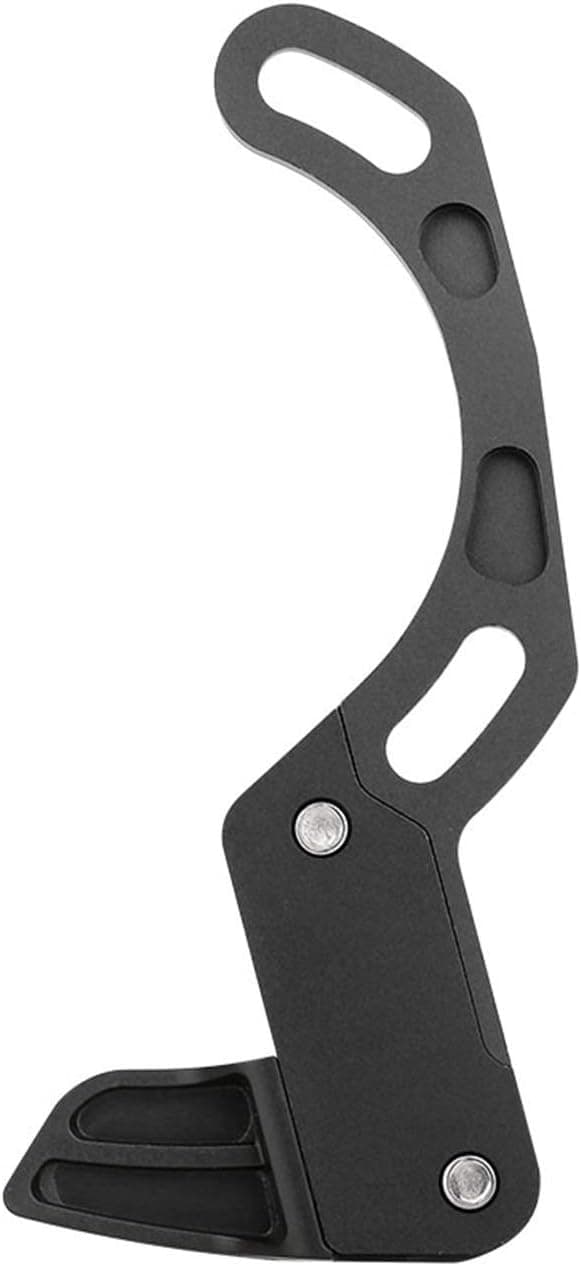 Cykelkædefører, Ultralet cykelkædefører i aluminiumslegering ISCG 05 Direct Mount Kædering Kædebeskytter (Sort)