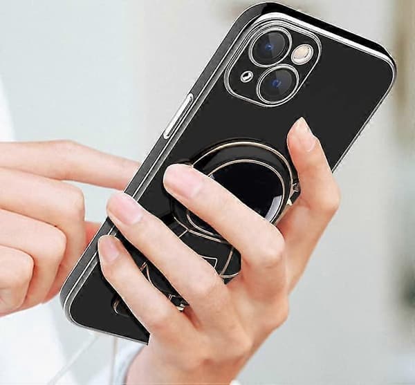 Astronaut Fällbart Stöd Fodral Kompatibelt Med Iphone 12 Pro Max/12 Pro/12, Elektropläterat Tpu Skyddande Skal