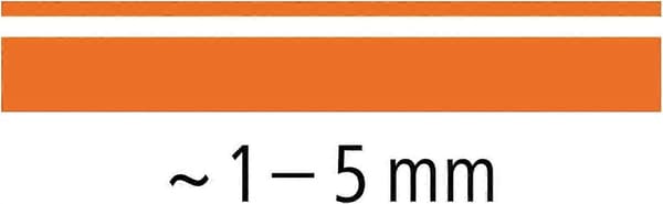 Klassisk Overstregningstusch - Orange (Æske med 10)