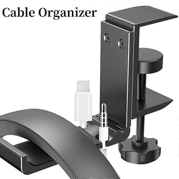 Sammenleggbar hodetelefonholder i aluminium
