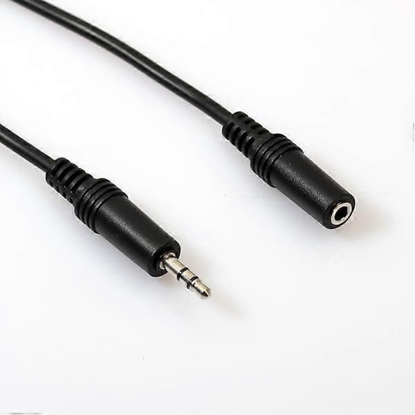 3,5 mm hann til hunn stereo lydforlengelseskabel 3 m
