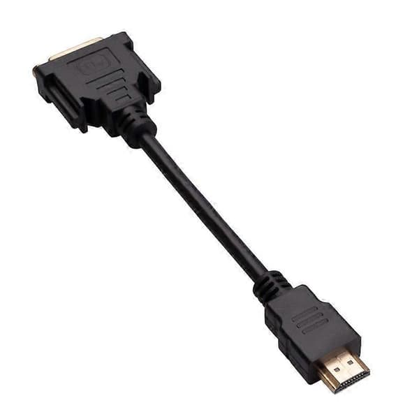 HDMI (M) til DVI-D (F) Adapterkabel