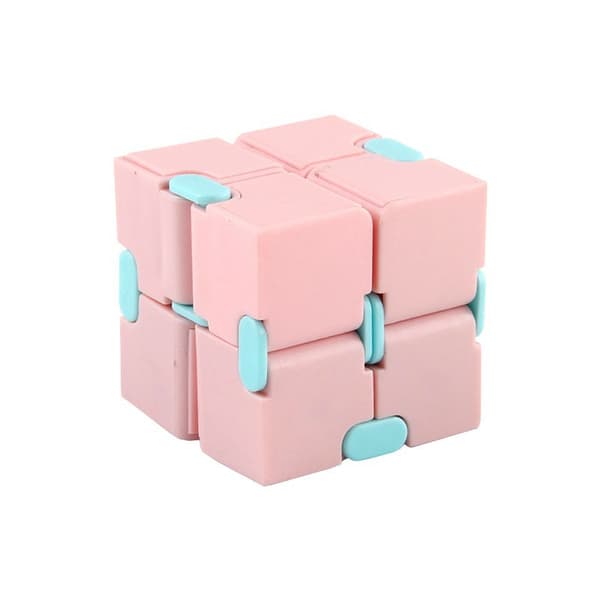 Fidget-lelu ääretön kuutio Antistress pink