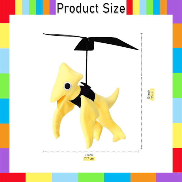 Rainbow Friends Plysj Kapittel 2 Cyan og Gul Plysjdukke Rainbow Friend Myk Utstoppet Dukkeleke, Søt og Morsom Plysjleke Gave