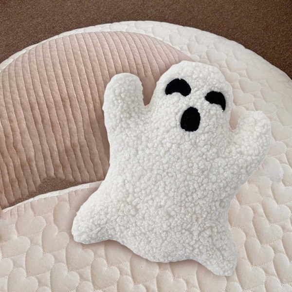Halloween Valkoinen Haamu Pehmolelu Täytetty Tyyny Luova Söpö Simulaatio Täytetty Leikkihahmo Lapsille Syntymäpäivä Lastenpäivälahjat