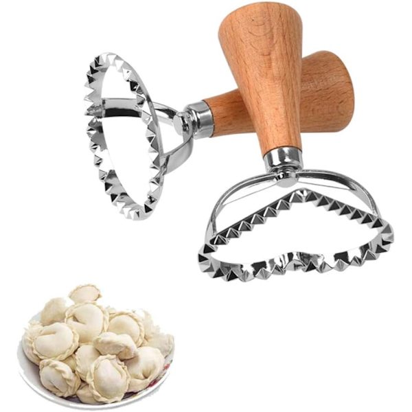 4 stk Ravioli Stempler Maker Cutter Form, Ravioli Cutter Stempler Sæt, Ravioli Stempler Maker Cutter, Form