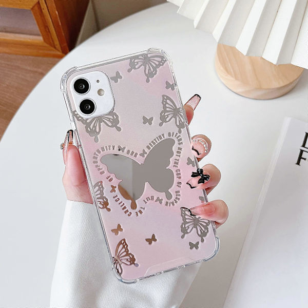 Yhteensopiva iPhone 12 / iPhone 12 Pro -kotelon kanssa - Pinkki