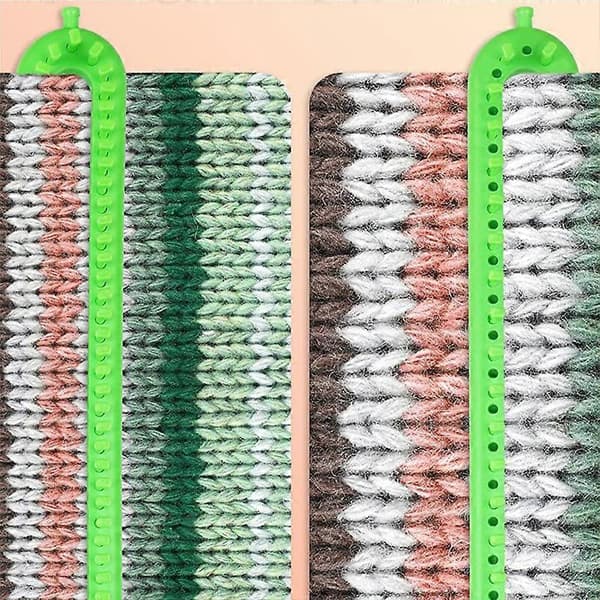 Rektangulära Stickramar Set Täta Pinnar Vävram Stickare