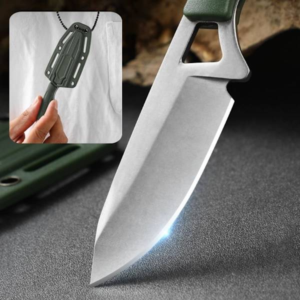 Fast Lomme Mini Bærbar Multifunktionel Skæreværktøj med Kæde til Have, Camping, Vandreture og Bushcraft