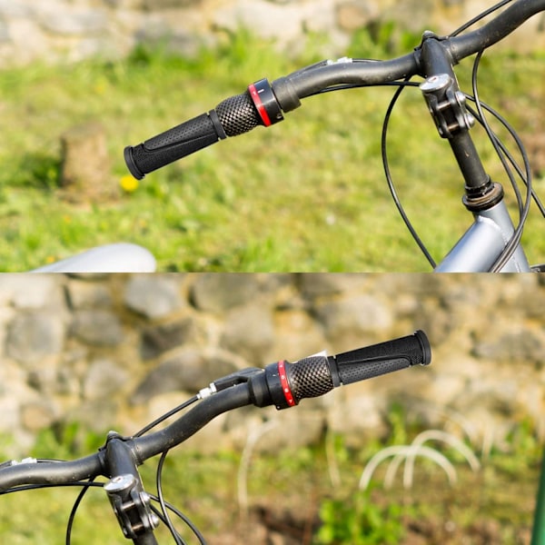 2 STK Cykelgreb Korte Mini Cykelstyrgreb Passer til Mange Standardcykler, 90MM Længde Mountainbike-greb