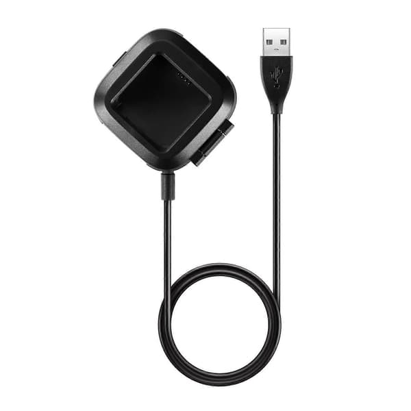 Bærbar USB-kabel Ladeetui Boks Laderdokk for Fitbit Versa 2