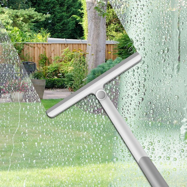 Dusjsqueegee for dusjdører, dusjsqueegee med silikonhåndtak Dusjsqueegee