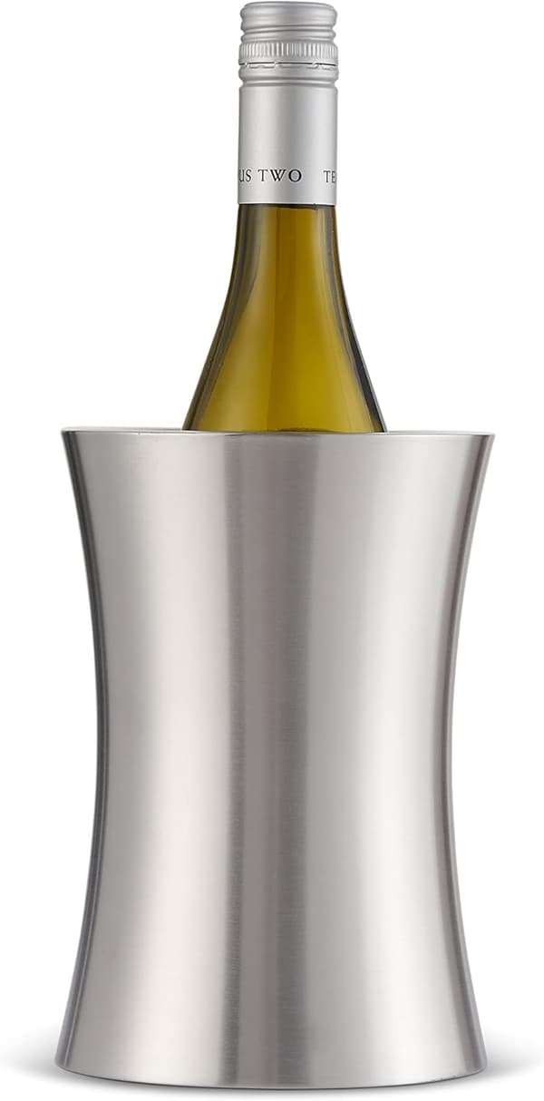 Premium Vinkøler Spand - Dobbeltvægget Vinkøler i Rustfrit Stål - Champagnekøler 19 cm x 10 cm