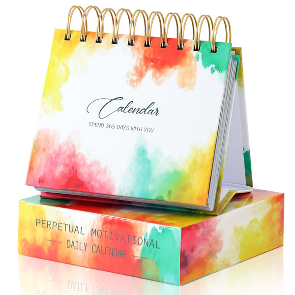 365 Dage Daglig Kalender 2025 Motiverende Bordkalender 2025 Mini Kalender F