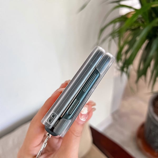 Krokotiilikuviollinen suojakotelo, yhteensopiva Samsung Galaxy Z Flip 3/4 kanssa, PU-nahkainen iskunkestävä suojus renkaalla
