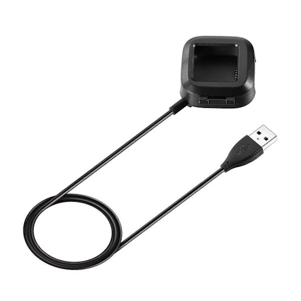 Bærbar USB-kabel Ladeetui Boks Laderdokk for Fitbit Versa 2