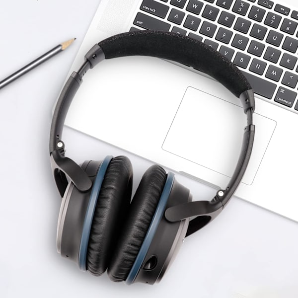 Ersättningsöronkuddar för Bose QC25/QC35 II/QC35/QC15/AE2 AE2i AE2w-hörlurar, svart