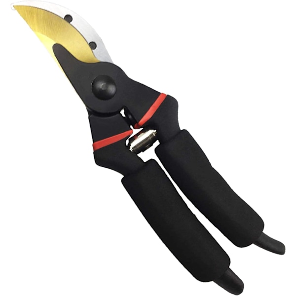 Professionella Premium Titanium Bypass Beskärningssaxar, Handbeskärare, Trädgårdssaxar. (Bypass)