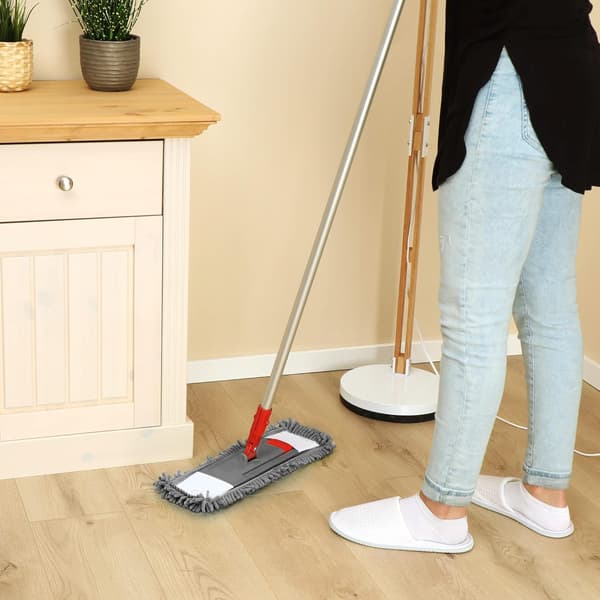 4 ersättningsmoppöverdrag, moppöverdrag i chenillemikrofiber för djuprengöring av ditt hem