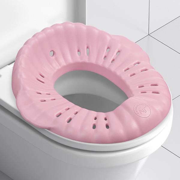 Pottestol Træningssæde til Småbørn med Håndtag Børnetoilettrainerring til babyer Sikkert Skridsikkert Overflade