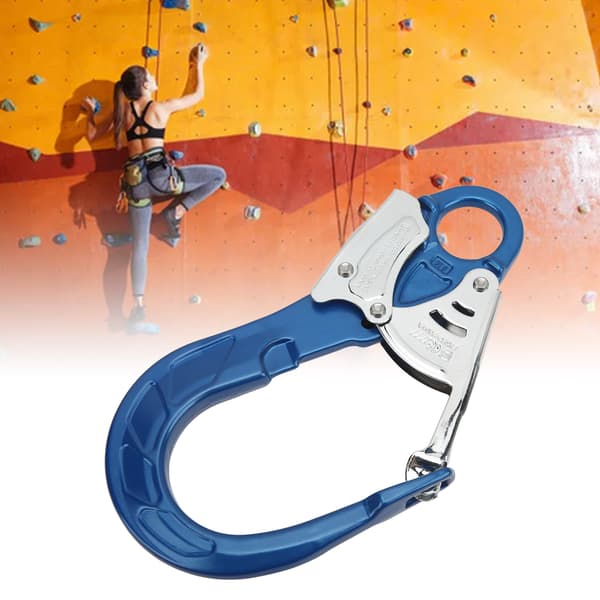 Sikkerhedskrog Aluminium Legering Snap Lås Krog Clip Stor Åbning Klatrekrog til Bjergbestigning