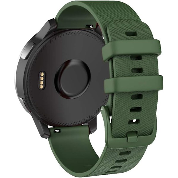 Silikonarmband för Garmin Vivoactive, Samsung Galaxy Watch, 18mm Snabbkoppling Bytband