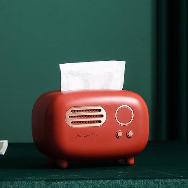 Serviettboks Holdere, Husholdnings Papirboks Deksel Serviett Holder Kreativitet Radio