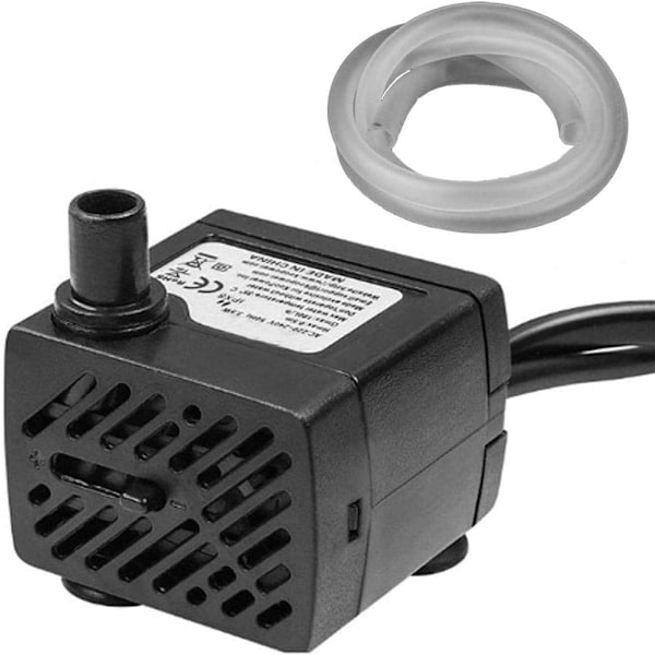 48 GPH [180 LPH] 3W Ultrastille Desktop Lite Akvarium Vannpumpe, Hagedam, Mobil Båt, Fontene