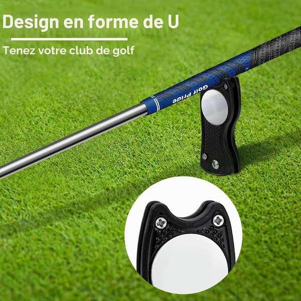 Golf Divot Repair Tool, 3-pack Golf Pitch Repair Tool, Folding Golf Fork Tool med magnetisk bollmarkör