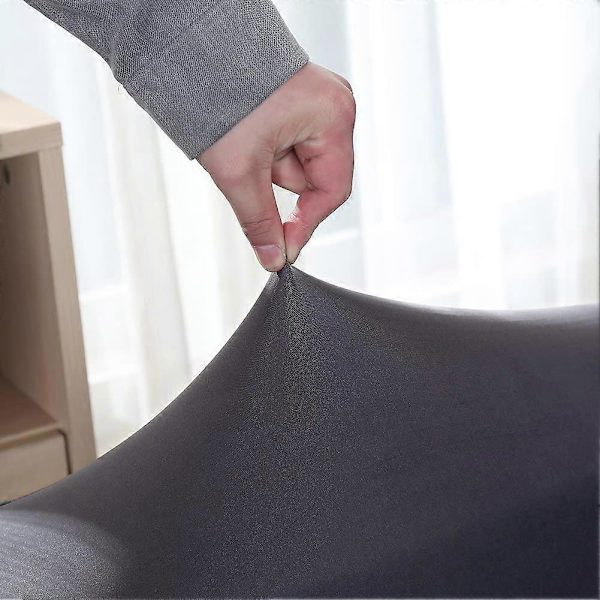 Sofatrekk Sofatrekk Stretch Elastisk Sofatrekk Sofatrekk i Ulike Størrelser og Farger (3-seter for Sofalengde 190-230 cm, Grå)