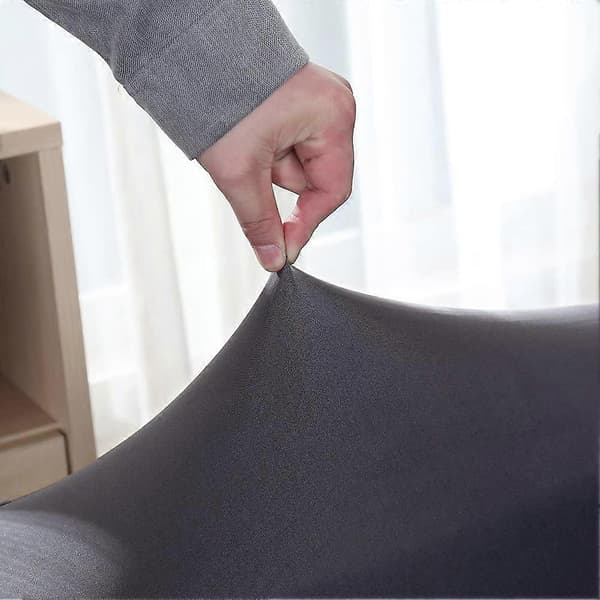 Sofföverdrag Stretch Elastiskt Sofföverdrag i Olika Storlekar och Färger (3-sits för Sofflängd 190-230 cm, Grå)