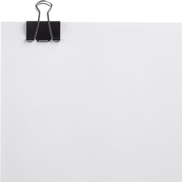 Amazon Permaklips, Medium (Liten eske), 24 stk, 2 pakker med 12, Svart