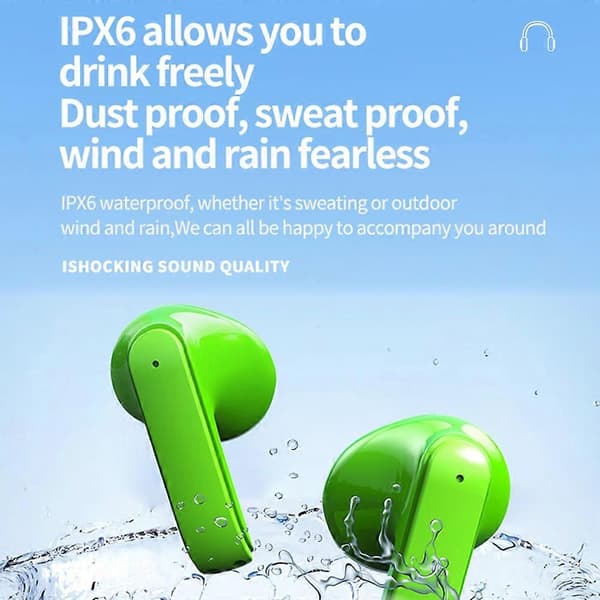 Typ D TM11 Semi-in-ear Bluetooth Hörlurar Sportlurar med Digital Display Laddningsfodral