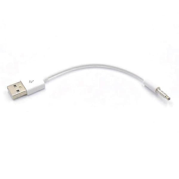 0,15 m Anti-interferens 3,5 mm Han AUX Audio Jack til USB 2.0 Han Adapter Kabel