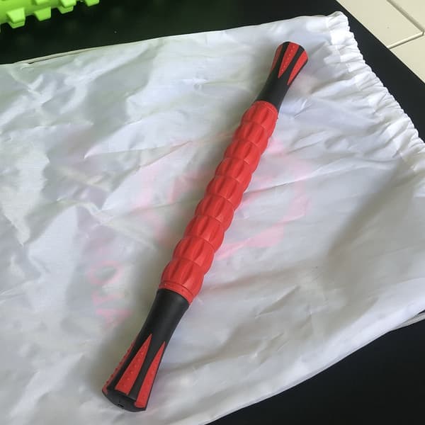 Massage Stick, 360 Graders Dybvævsmassage & Triggerpunktsbehandling, Smertelindring - Rød