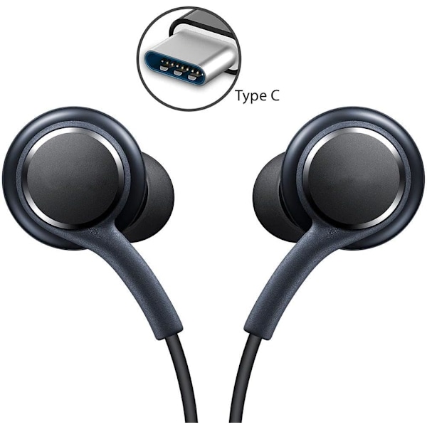 Type-C -kuulokkeet USB-C -nappikuulokkeet yhteensopivat Motorola Edge -puhelimien kanssa (2024, 2023, 2022, 2021), mikrofoni, handsfree-kuulokkeet
