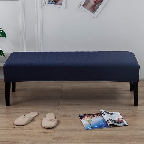 Benkbeskyttelse til spisestuebenk, elastisk vaskbart møbeltrekk, jacquard benksetebeskyttelse