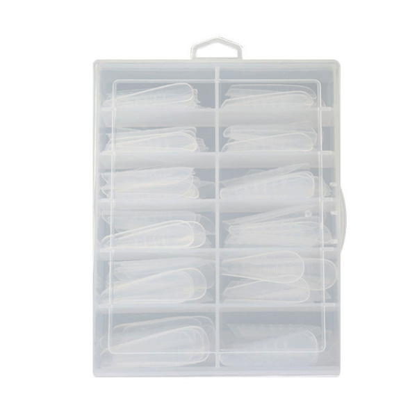 120 stk. Dual System Negleforme Poly UV Gel Fingerforlængelse Kunstig Manicure