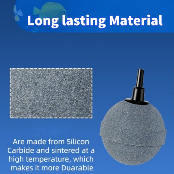 Dam boblediffusorer, langvarige diffusorer, tilbehør til akvarieluftpumpe, hydroponisk utstyr