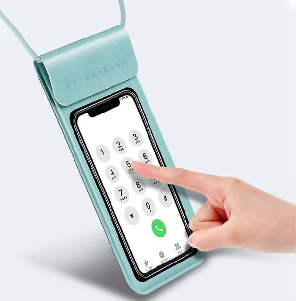 Vandtæt telefonpose, vandtæt telefonetui tør poseholder til iPhone 14 Plus/14 Pro Max/13 Pro Max/13 Pro/13 til 7\" til svømning