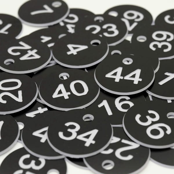 100 stk. 1-100 Nummererte Skiltetiketter Bikubemerker Bikassemerke Birøkterutstyr Hageverktøysett Nummer