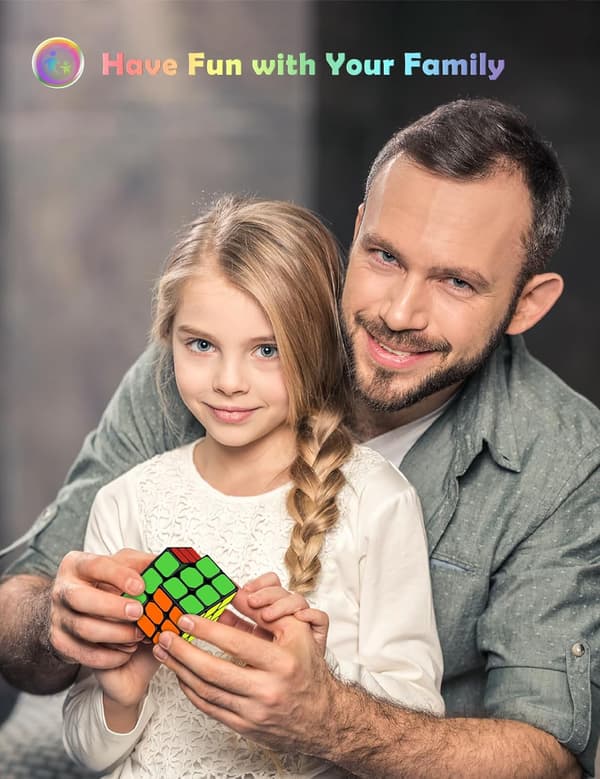 3x3 Speed Cube, Uendeligt Variabel Rubiks Cube Intelligens Træning Børns Pædagogiske Legetøj (3x3x3)
