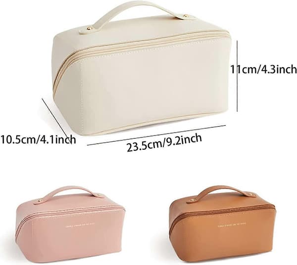 Stor kosmetiktaske (Sunset Pink)