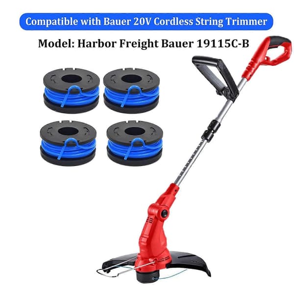 TLW-01 1 stk. Udskiftningsspole Mower Tilbehør til Harbor Freight Bauer 19115C-B 20V Trådløs Plæneklipper