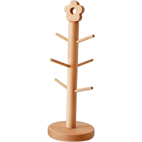 6-grenars mugghållare stativ mugghållare rack kök organisation koppar display stativ