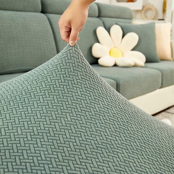 Sofa Setetrekk Stretch Sofatrekk, 1 Seter, L-formet Sjeselong Møbelbeskytter