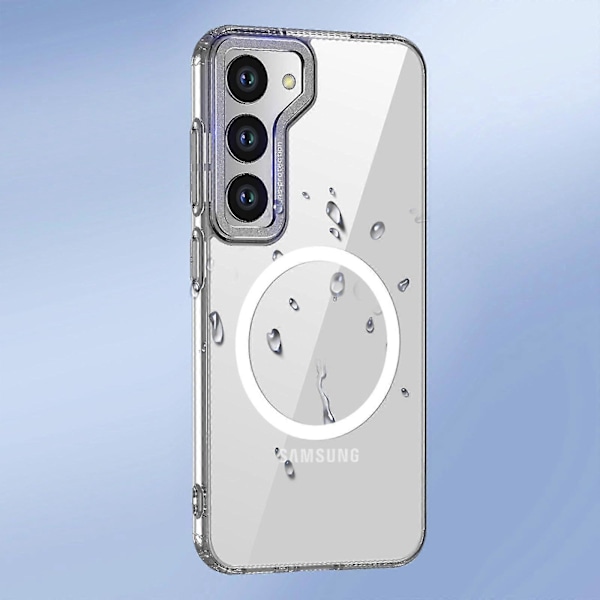 Transparent Hårt Skal Stöd För Magsafe Trådlöst Genomskinligt Skal För Samsung Galaxy S23 Ultra Plus 5g