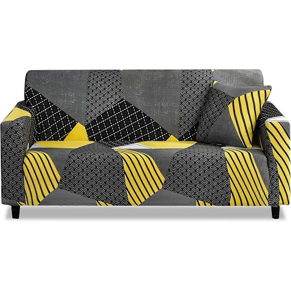Elastisk sofabetræk skridsikkert Jacquard elastisk sofabetræk til 1 personers sofa