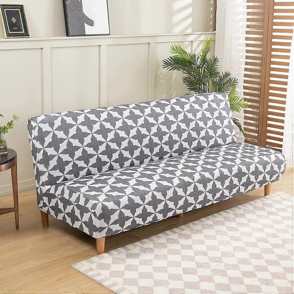 Sofabetræk uden armlæn til foldbar sovesofa uden armlæn, 115-145cm